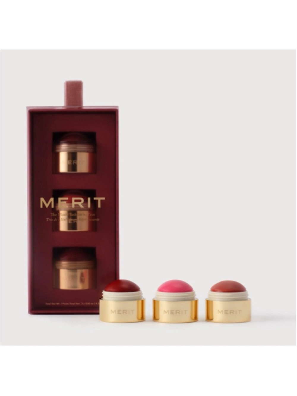 Merit The Mini Flush Balm Trio